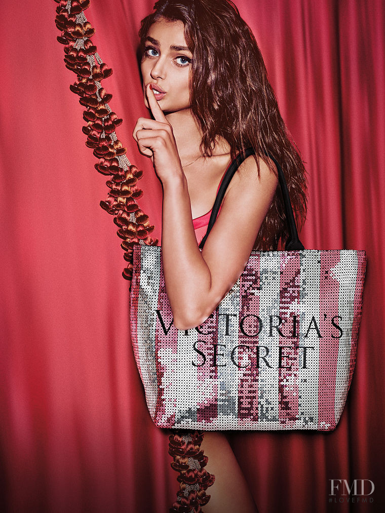Taylor Hill featured in  the Victoria\'s Secret Lingerie catalogue for Autumn/Winter 2015