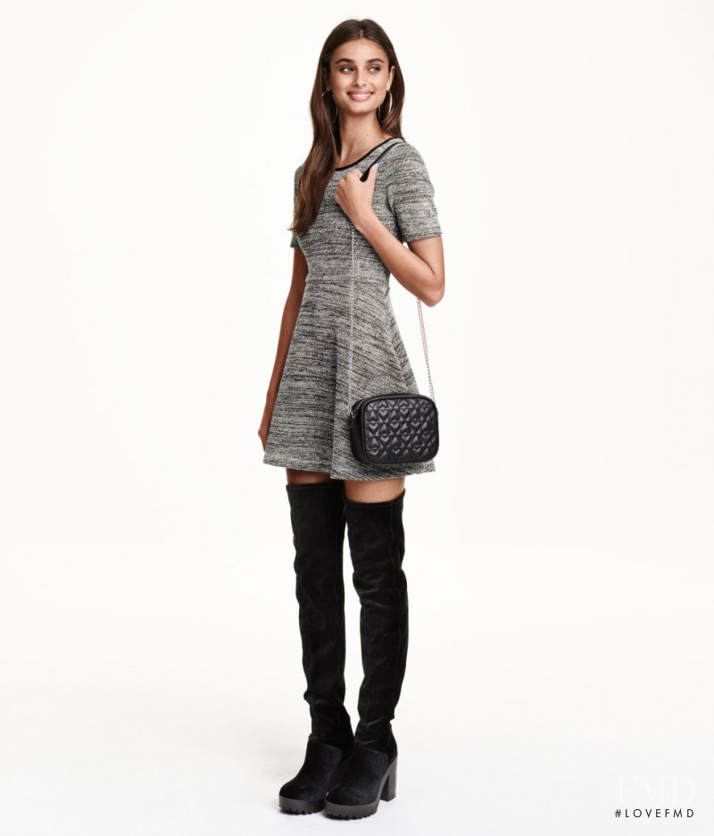 Taylor Hill featured in  the H&M catalogue for Autumn/Winter 2015