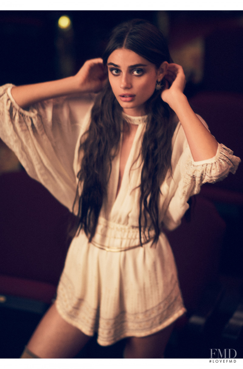 Taylor Hill featured in  the Free People lookbook for Winter 2015