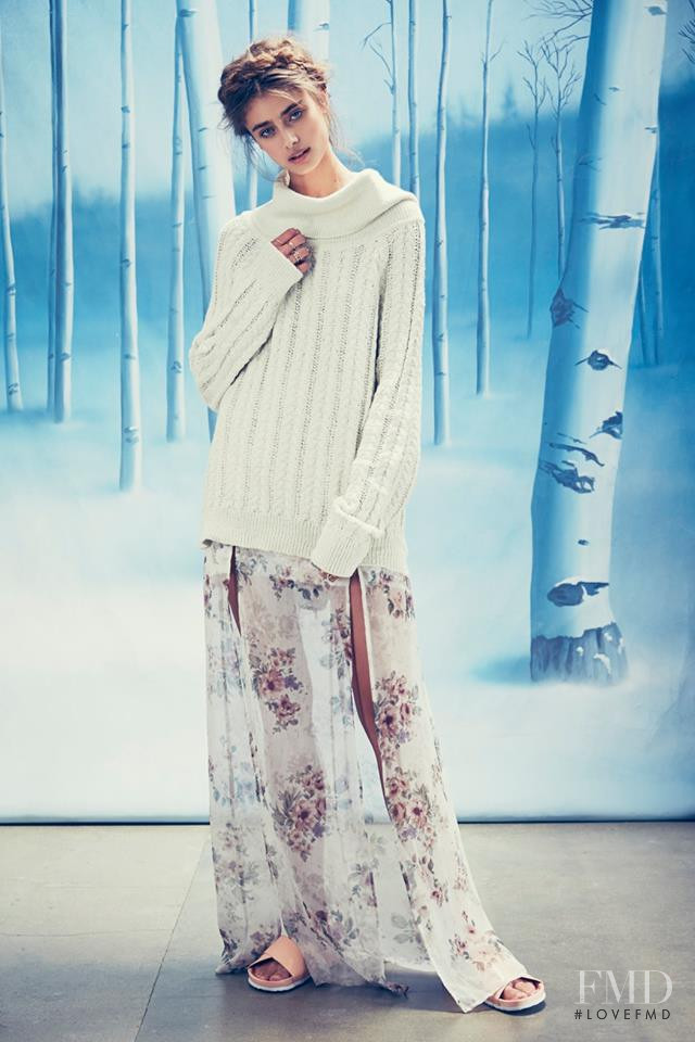 Taylor Hill featured in  the For Love & Lemons Winter Wonderland - Knitz Holiday lookbook for Holiday 2014