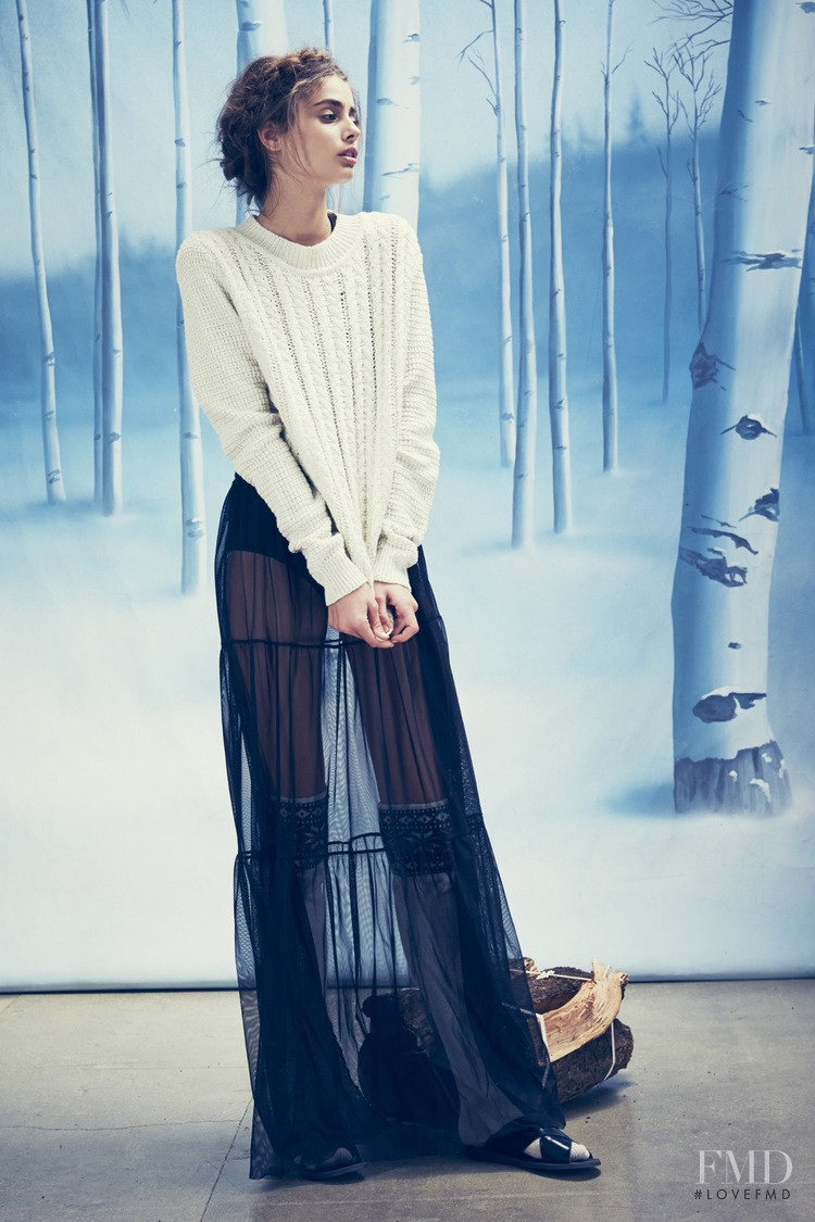 Taylor Hill featured in  the For Love & Lemons Winter Wonderland - Knitz Holiday lookbook for Holiday 2014