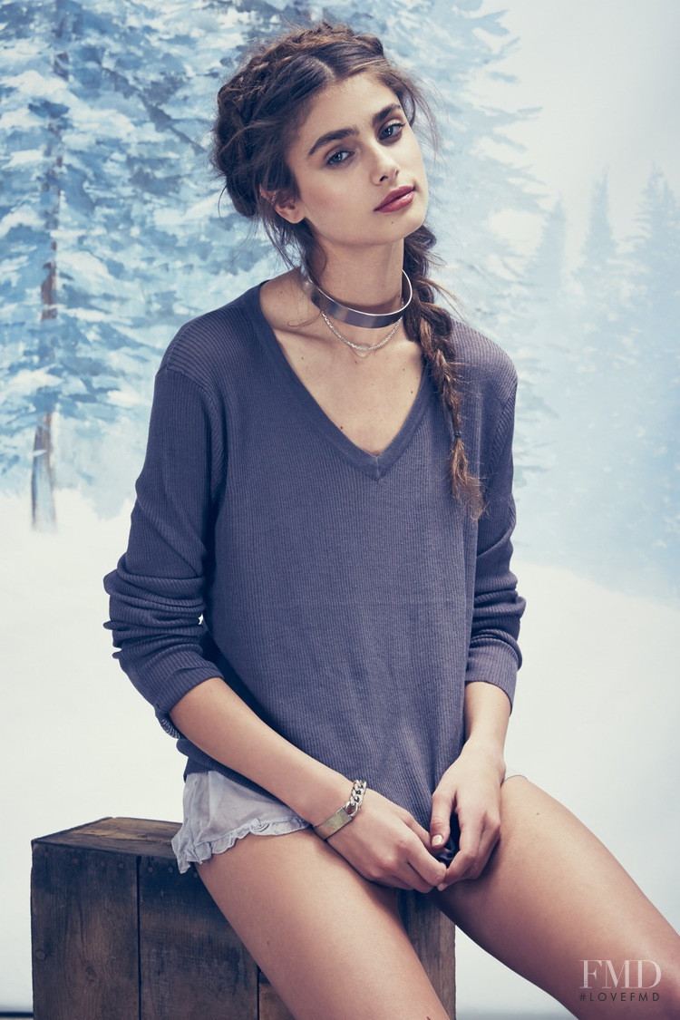 Taylor Hill featured in  the For Love & Lemons Winter Wonderland - Knitz Holiday lookbook for Holiday 2014