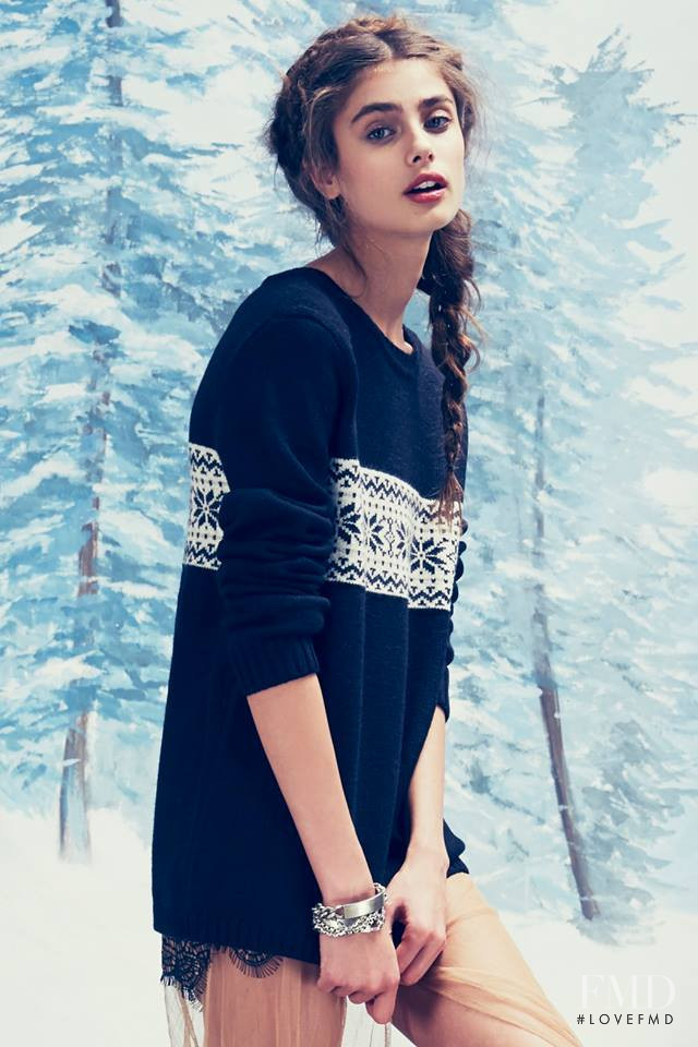 Taylor Hill featured in  the For Love & Lemons Winter Wonderland - Knitz Holiday lookbook for Holiday 2014