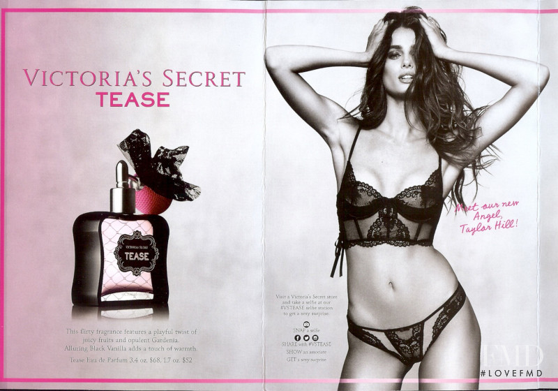 Taylor Hill featured in  the Victoria\'s Secret Beauty Tease Fragrance advertisement for Autumn/Winter 2017