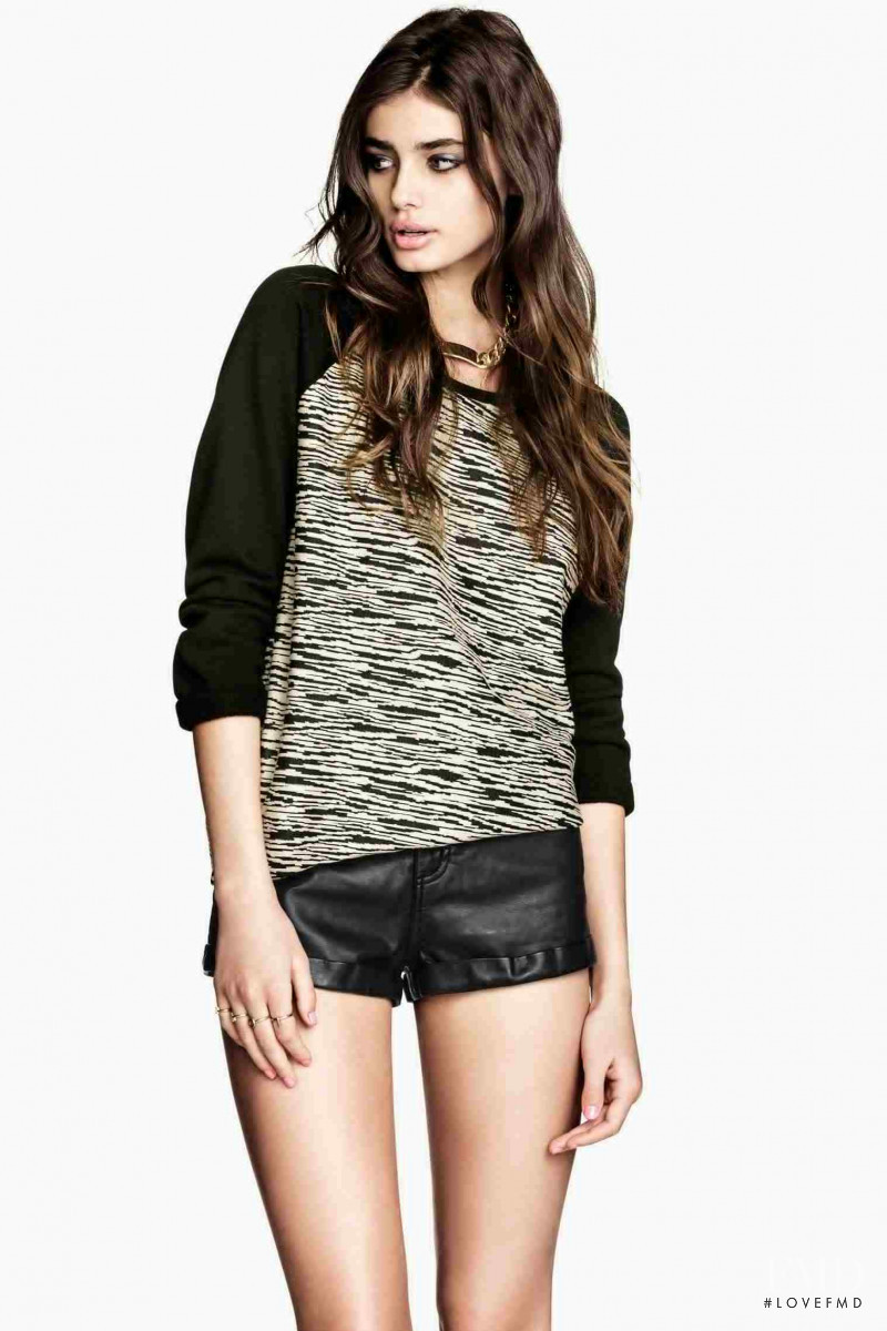 Taylor Hill featured in  the H&M catalogue for Spring/Summer 2015