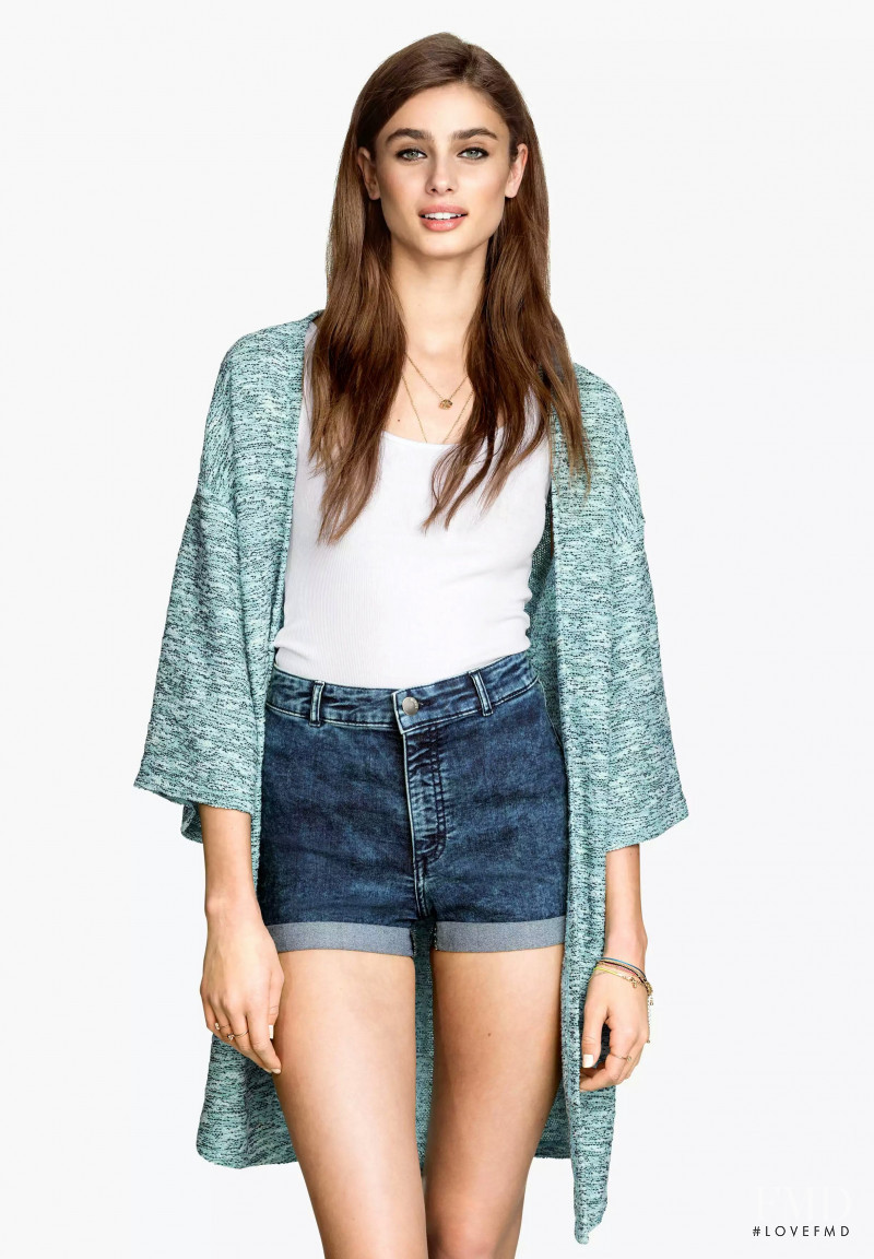 Taylor Hill featured in  the H&M catalogue for Spring/Summer 2015