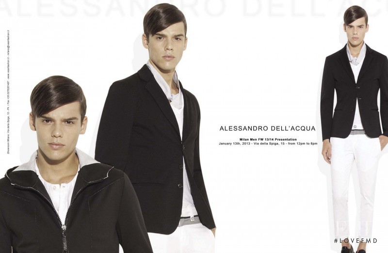 Alessandro Dell\'Acqua advertisement for Spring/Summer 2013