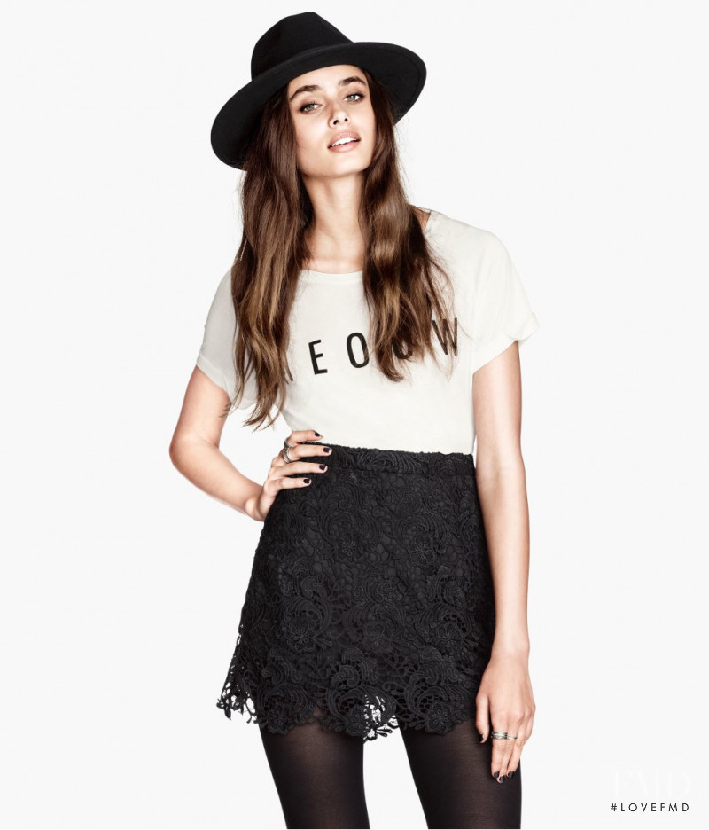 Taylor Hill featured in  the H&M catalogue for Autumn/Winter 2013