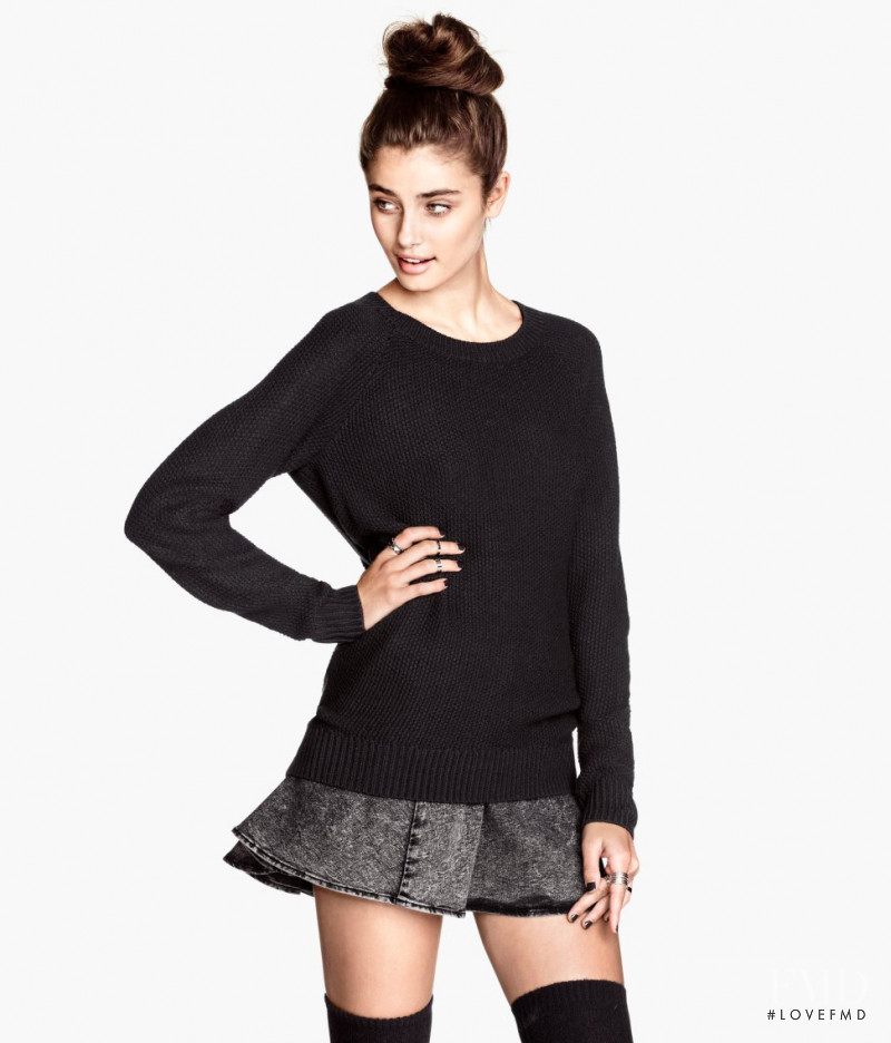 Taylor Hill featured in  the H&M catalogue for Autumn/Winter 2013