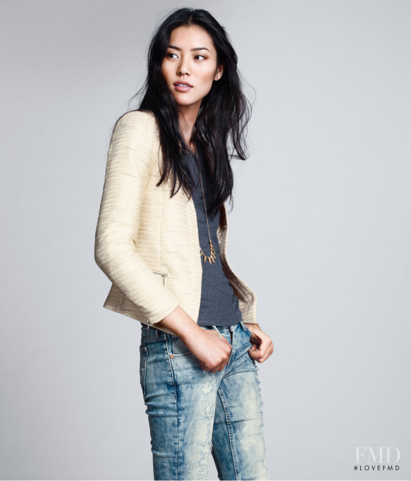 Liu Wen featured in  the H&M catalogue for Spring/Summer 2013