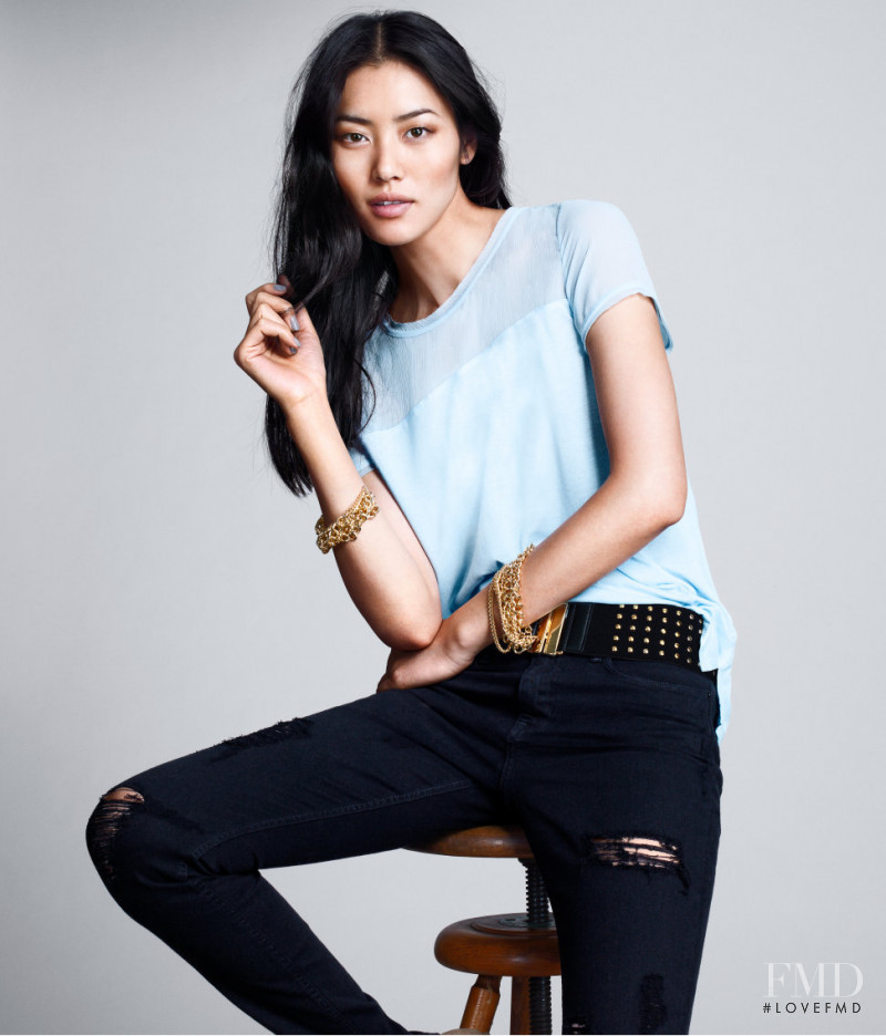 Liu Wen featured in  the H&M catalogue for Spring/Summer 2013