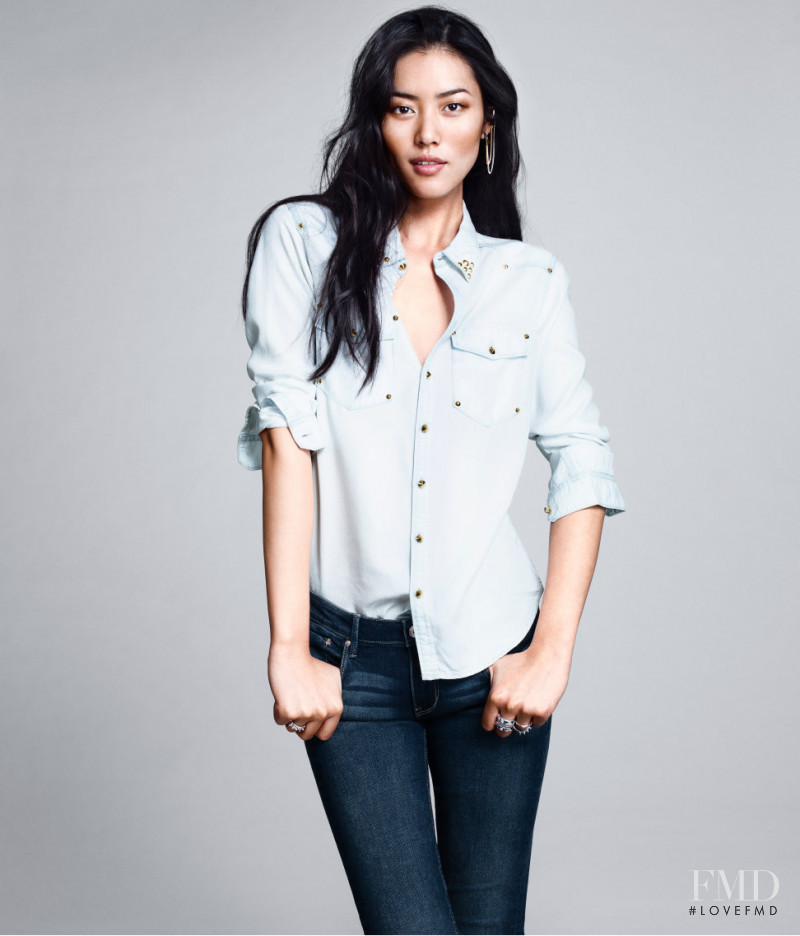 Liu Wen featured in  the H&M catalogue for Spring/Summer 2013