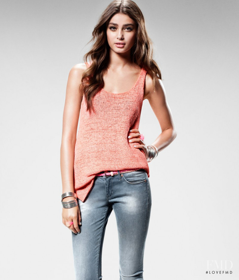 Taylor Hill featured in  the H&M catalogue for Spring/Summer 2013