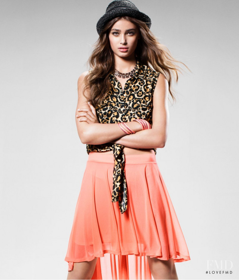 Taylor Hill featured in  the H&M catalogue for Spring/Summer 2013