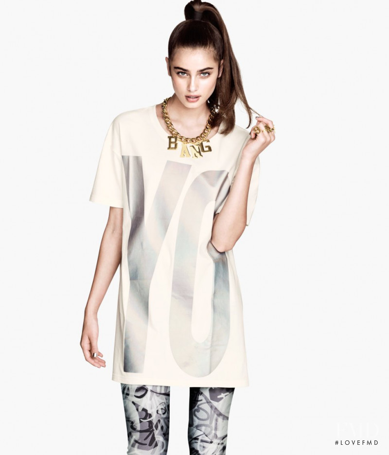 Taylor Hill featured in  the H&M catalogue for Spring/Summer 2013