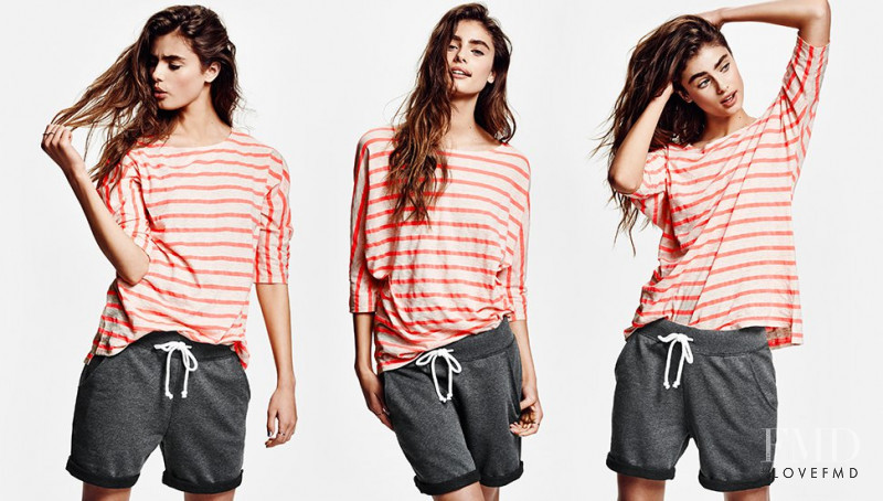 Taylor Hill featured in  the H&M Divided advertisement for Spring/Summer 2014