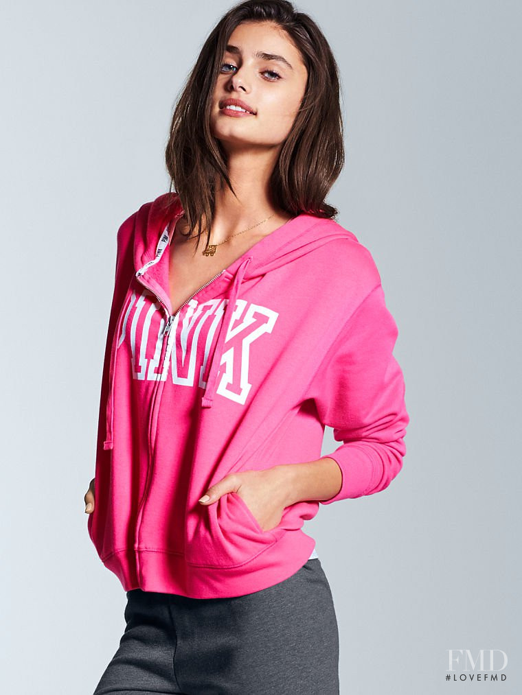 Taylor Hill featured in  the Victoria\'s Secret PINK catalogue for Spring/Summer 2014