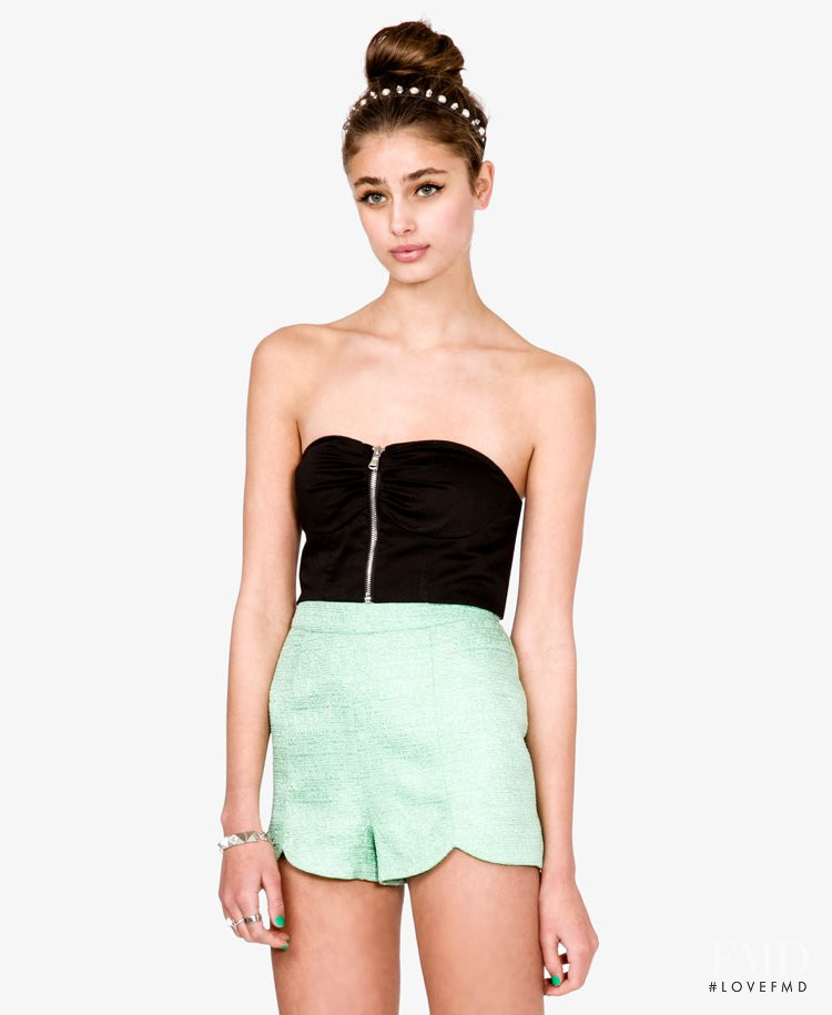 Taylor Hill featured in  the Forever 21 catalogue for Spring/Summer 2013