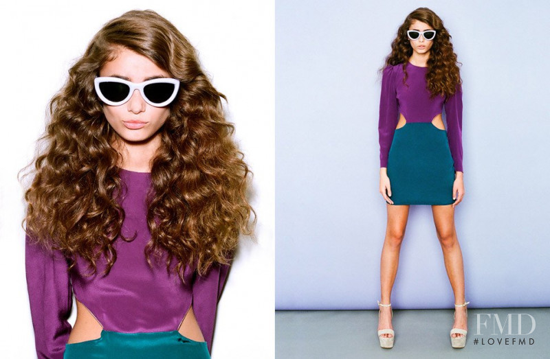 Taylor Hill featured in  the Nasty Gal lookbook for Autumn/Winter 2012
