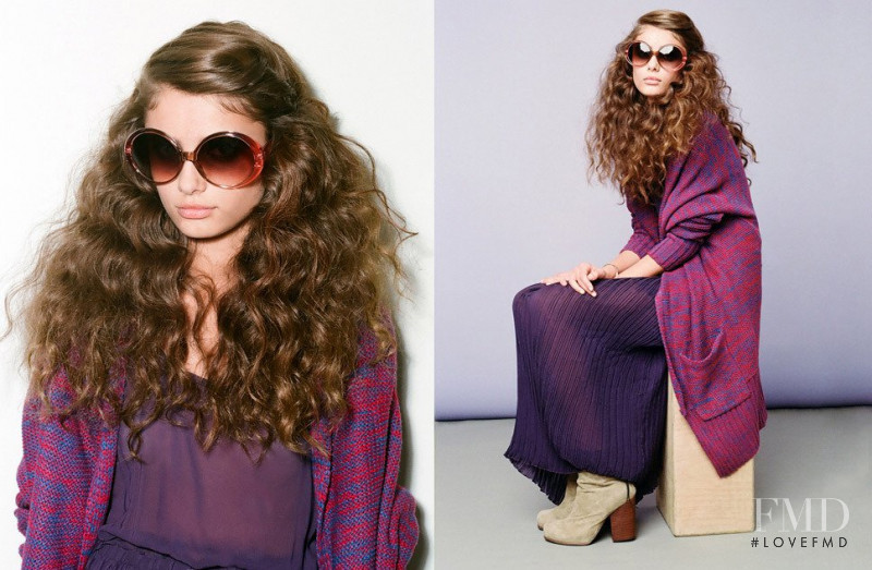 Taylor Hill featured in  the Nasty Gal lookbook for Autumn/Winter 2012