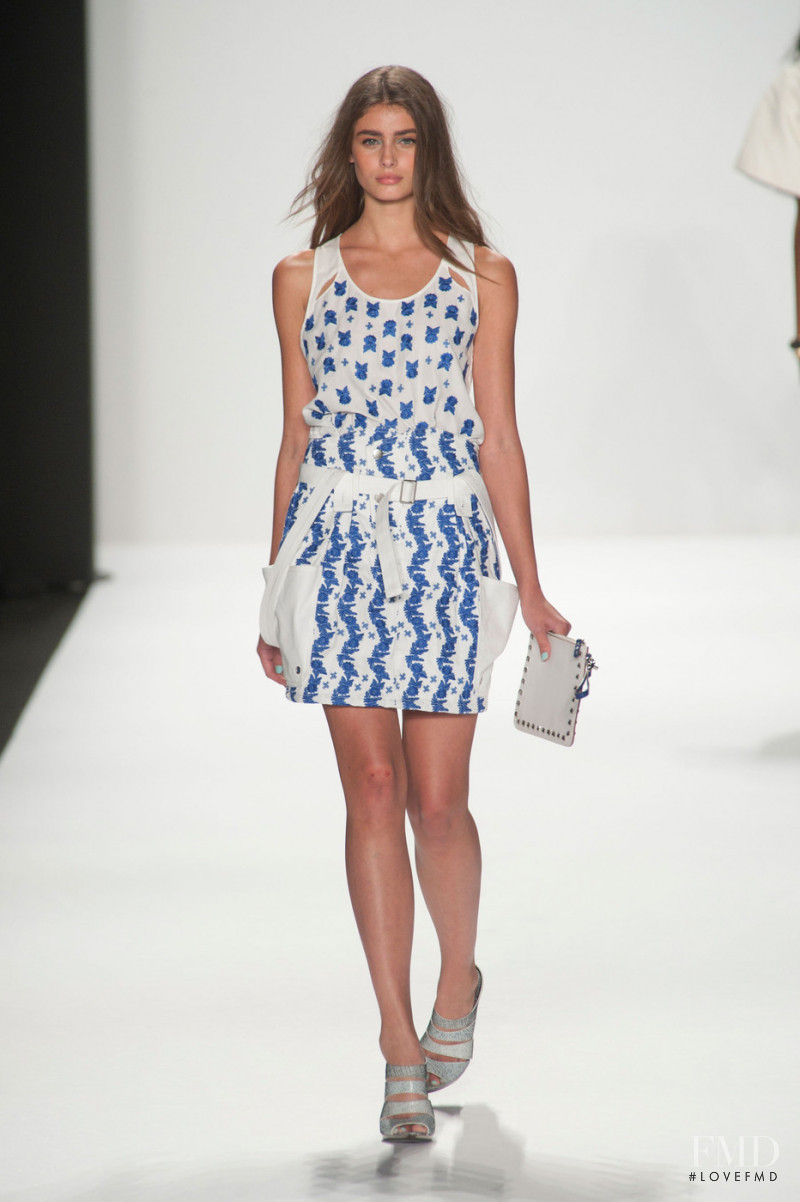 Taylor Hill featured in  the Rebecca Minkoff fashion show for Spring/Summer 2013
