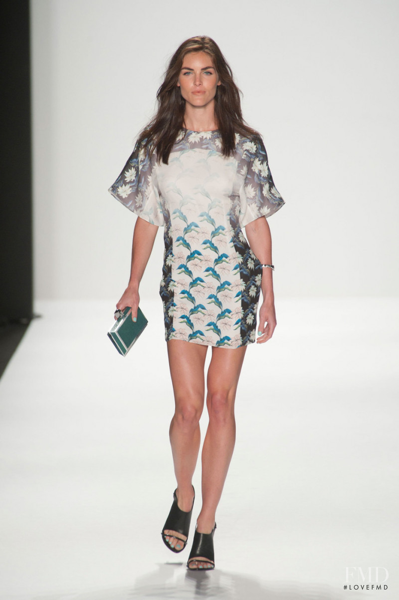 Hilary Rhoda featured in  the Rebecca Minkoff fashion show for Spring/Summer 2013