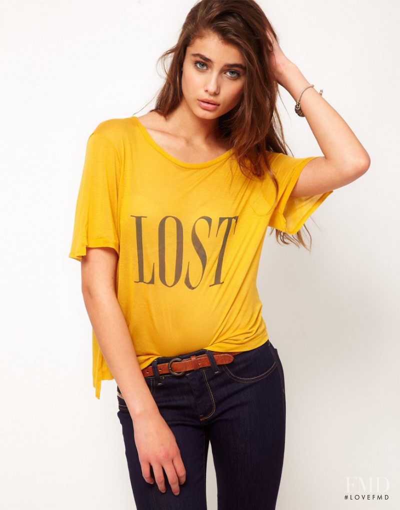 Taylor Hill featured in  the ASOS catalogue for Summer 2012