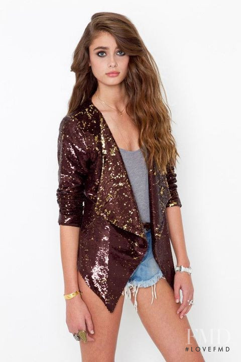 Taylor Hill featured in  the Nasty Gal catalogue for Spring/Summer 2012