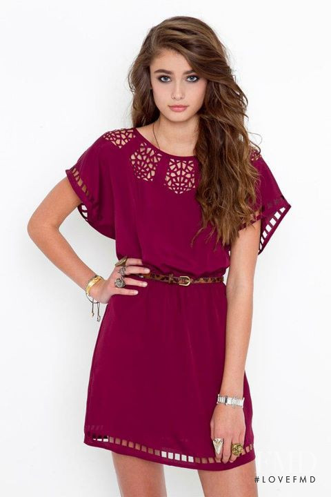 Taylor Hill featured in  the Nasty Gal catalogue for Spring/Summer 2012