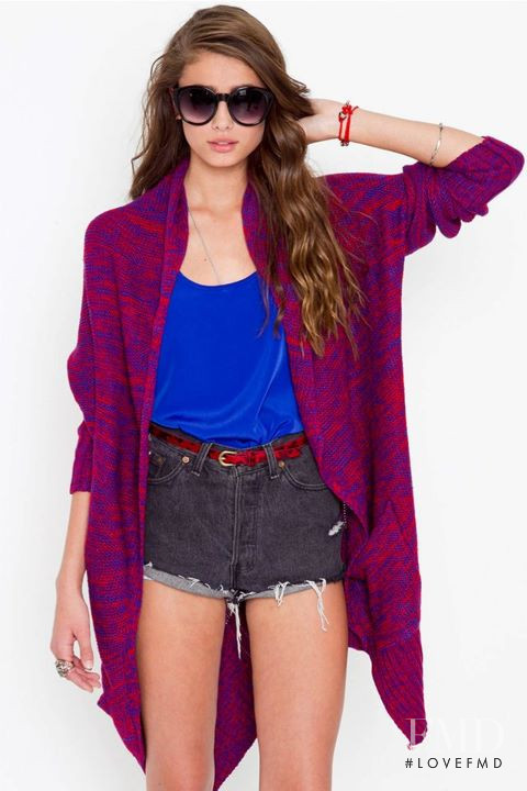 Taylor Hill featured in  the Nasty Gal catalogue for Spring/Summer 2012