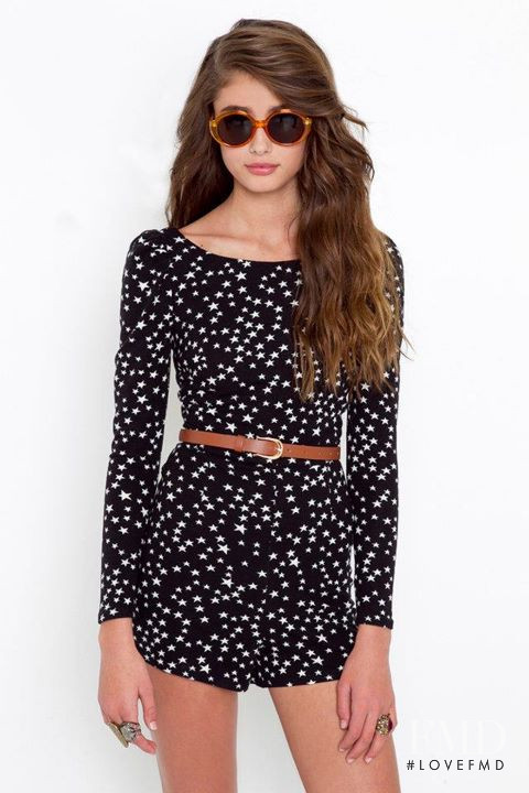 Taylor Hill featured in  the Nasty Gal catalogue for Spring/Summer 2012