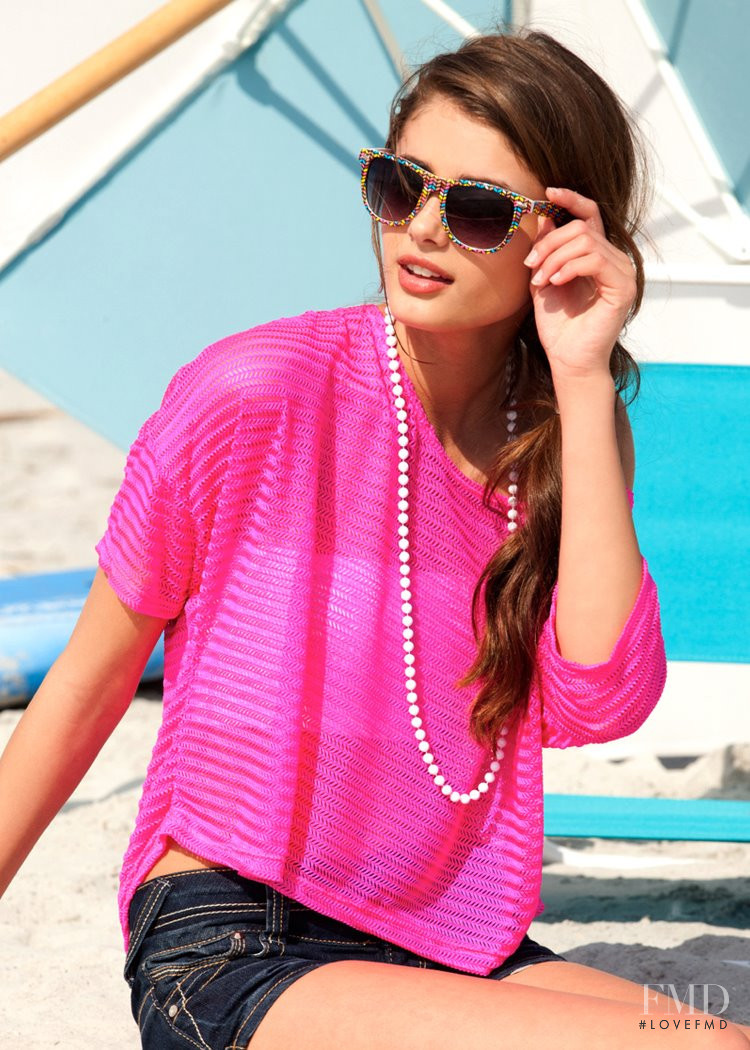 Taylor Hill featured in  the Body Central lookbook for Summer 2012