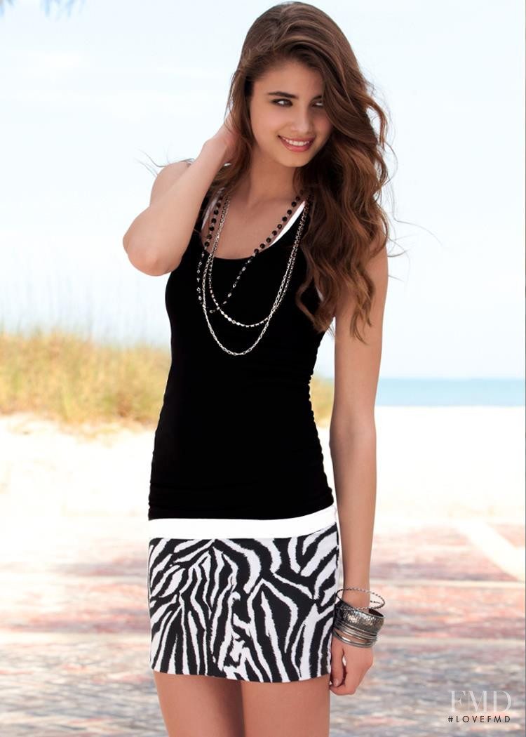 Taylor Hill featured in  the Body Central lookbook for Summer 2012