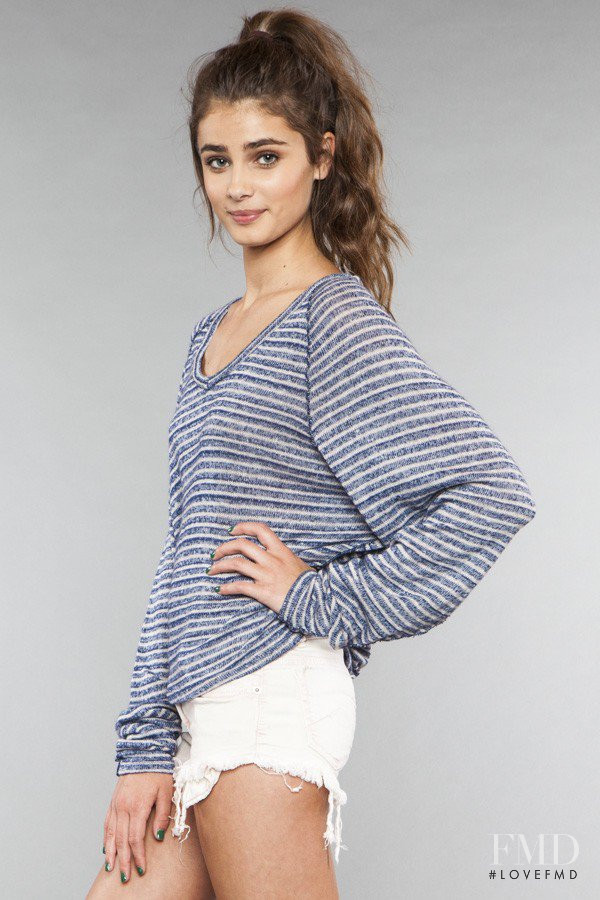 Taylor Hill featured in  the Brandy Melville catalogue for Autumn/Winter 2012