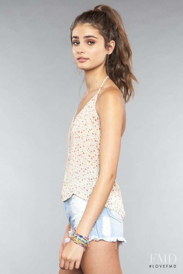 Taylor Hill featured in  the Brandy Melville catalogue for Autumn/Winter 2012