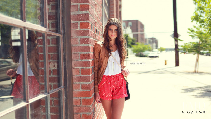Taylor Hill featured in  the A\'Gaci Chic Breeze lookbook for Pre-Fall 2012