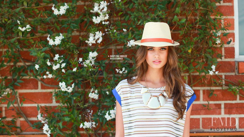 Taylor Hill featured in  the A\'Gaci Chic Breeze lookbook for Pre-Fall 2012