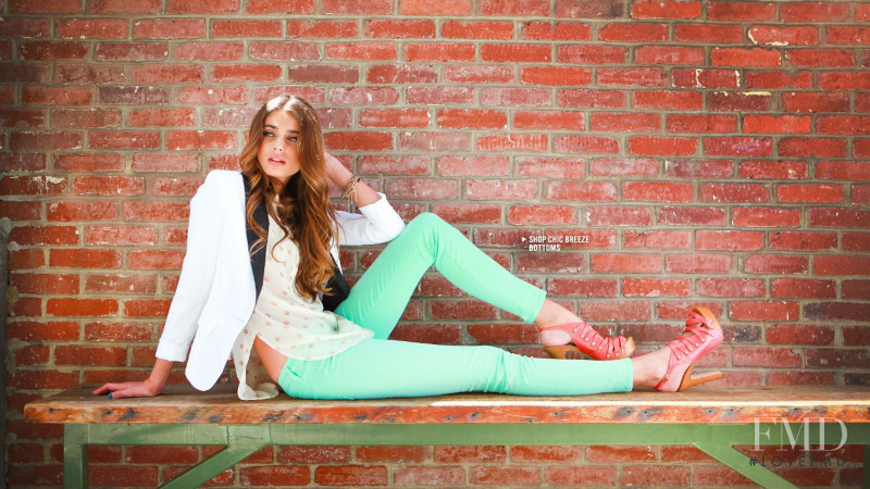 Taylor Hill featured in  the A\'Gaci Chic Breeze lookbook for Pre-Fall 2012