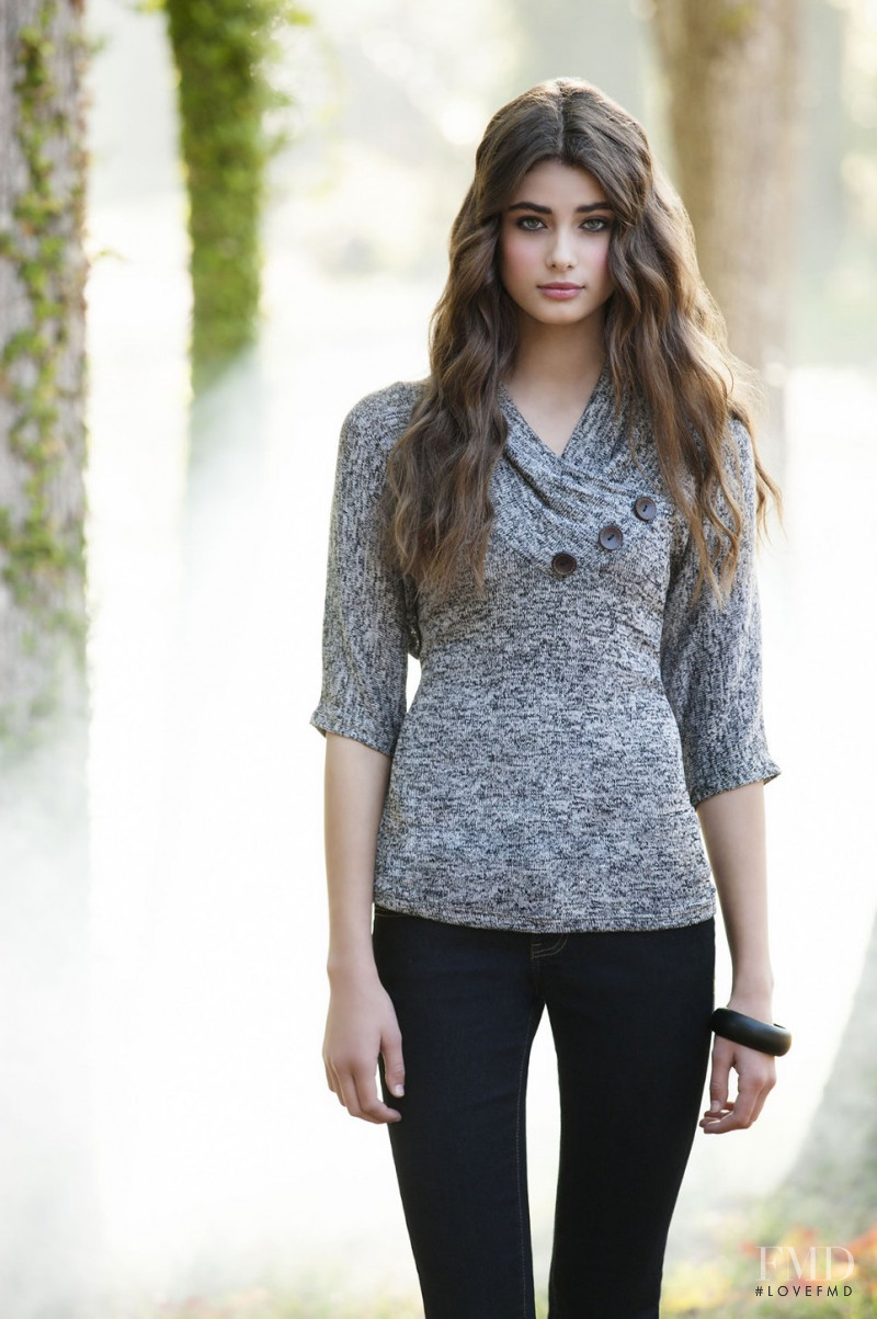 Taylor Hill featured in  the Body Central lookbook for Fall 2012