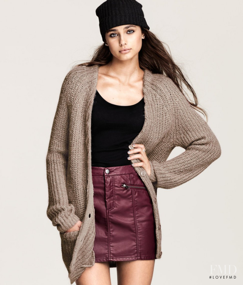 Taylor Hill featured in  the H&M catalogue for Fall 2012