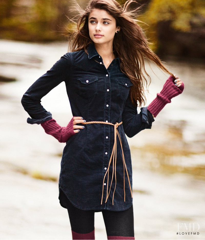 Taylor Hill featured in  the H&M catalogue for Fall 2012