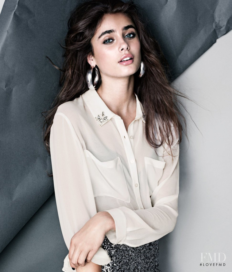 Taylor Hill featured in  the H&M catalogue for Fall 2012