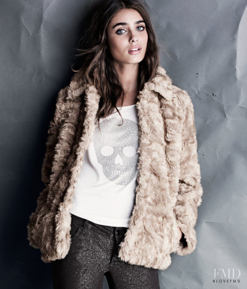 Taylor Hill featured in  the H&M catalogue for Fall 2012