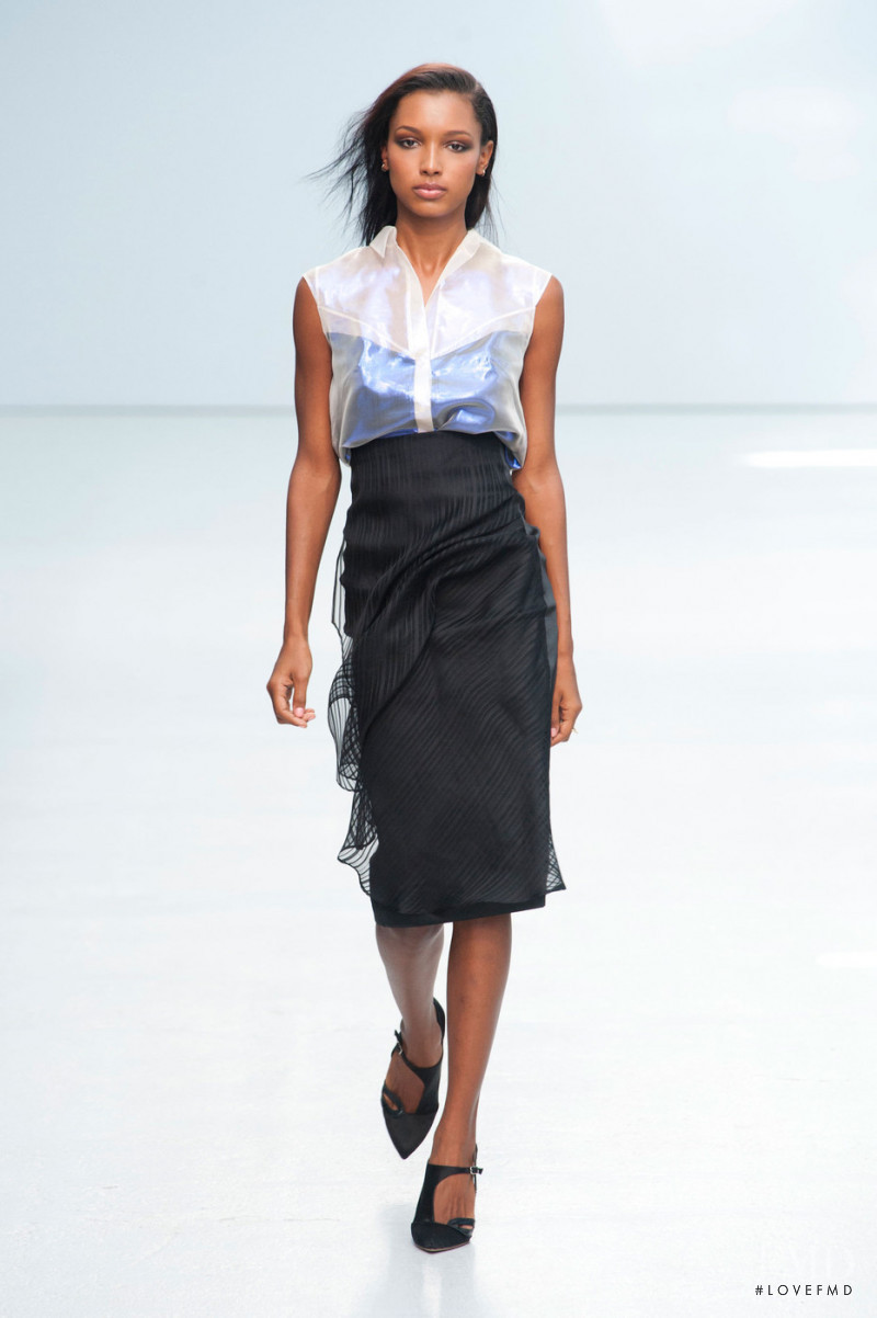 Jasmine Tookes featured in  the Anne Valerie Hash fashion show for Spring/Summer 2013