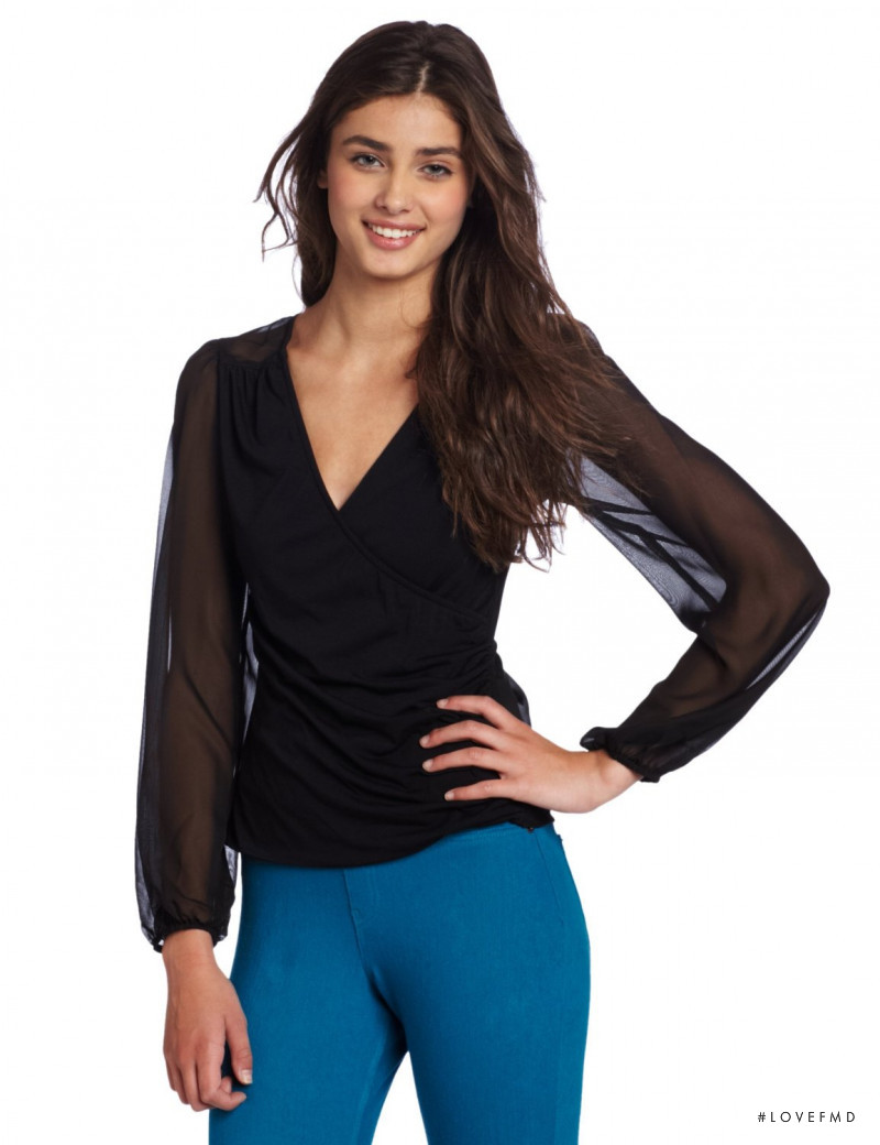 Taylor Hill featured in  the Amazon Fashion catalogue for Winter 2012