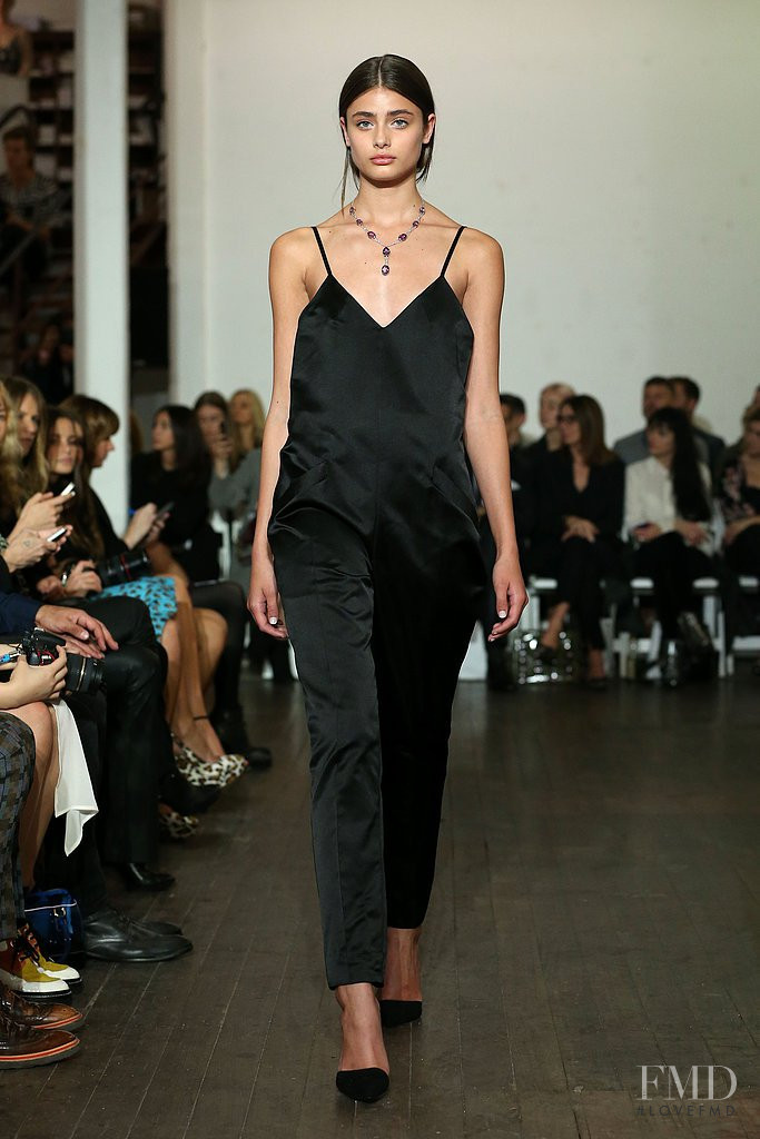 Taylor Hill featured in  the Karla Spetic fashion show for Spring/Summer 2013