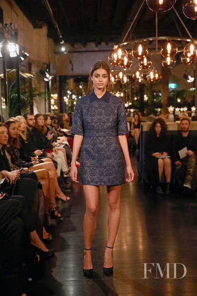 Taylor Hill featured in  the Rebecca Vallance fashion show for Spring/Summer 2013