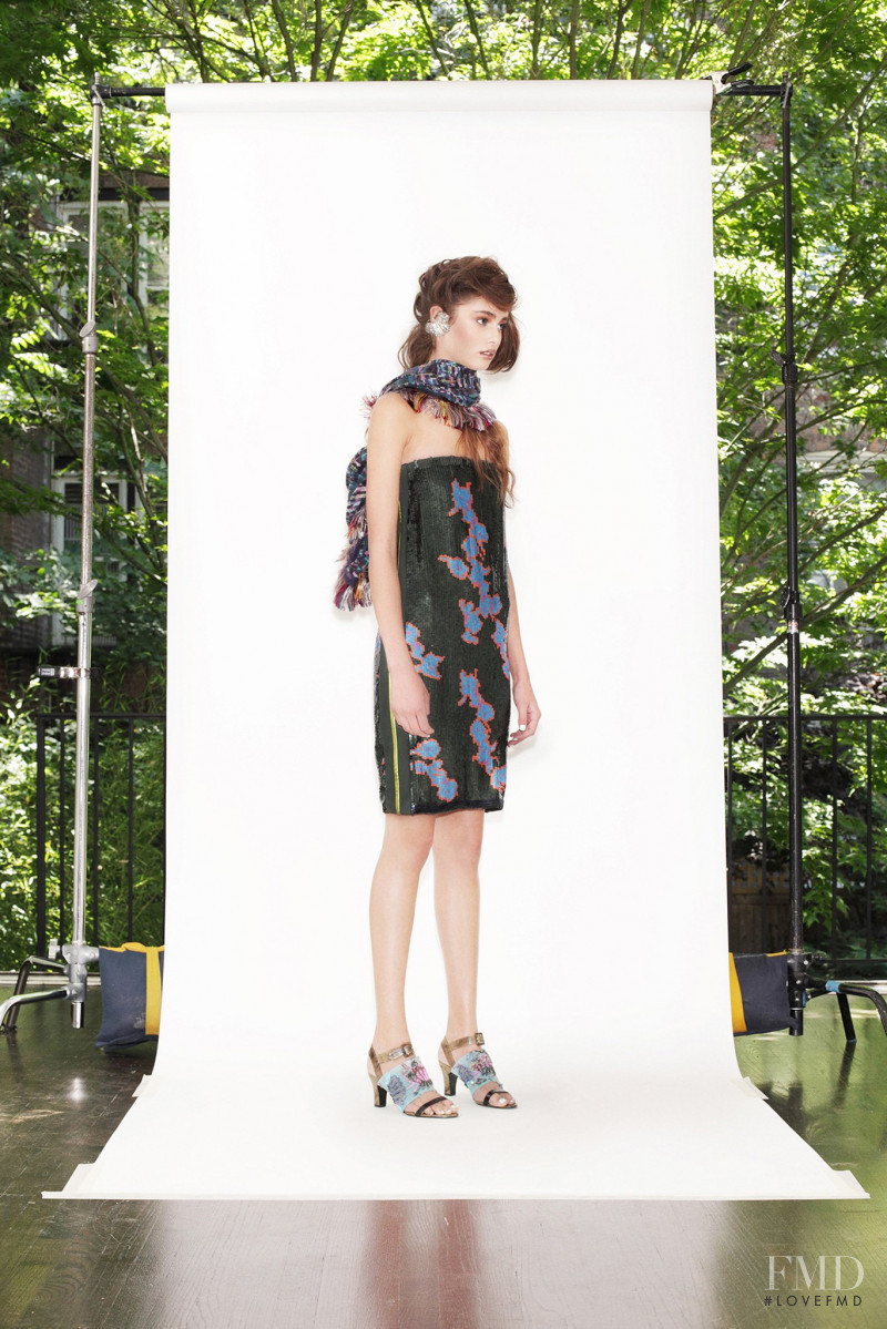 Taylor Hill featured in  the Cynthia Rowley lookbook for Resort 2014