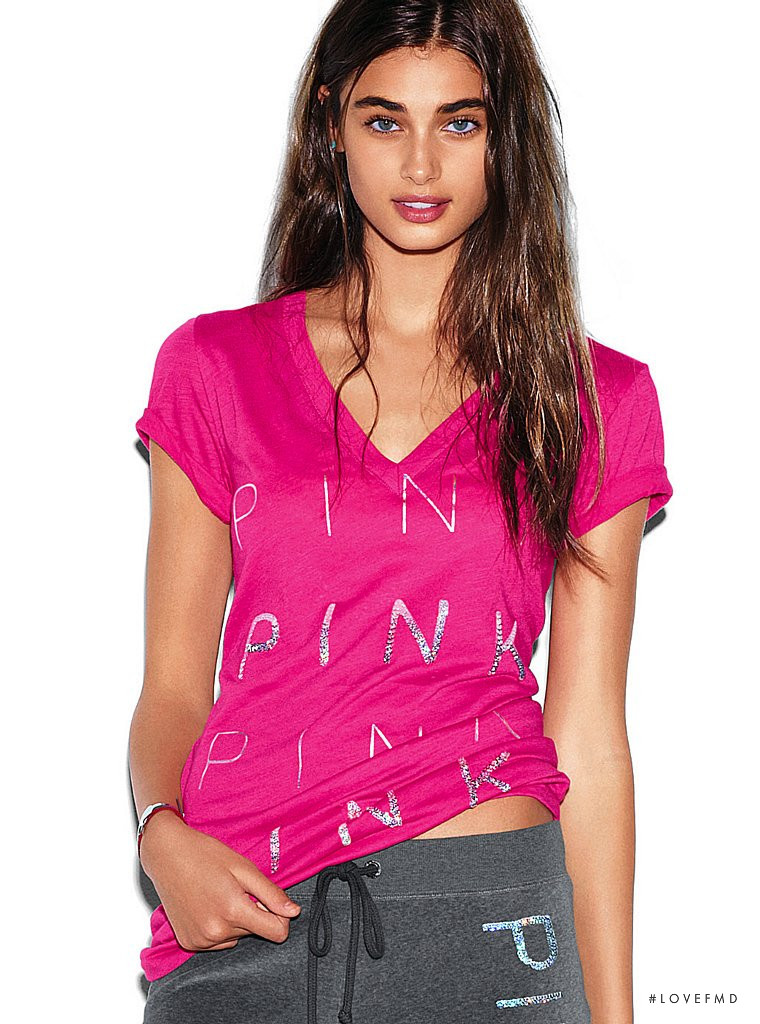 Taylor Hill featured in  the Victoria\'s Secret PINK catalogue for Autumn/Winter 2013