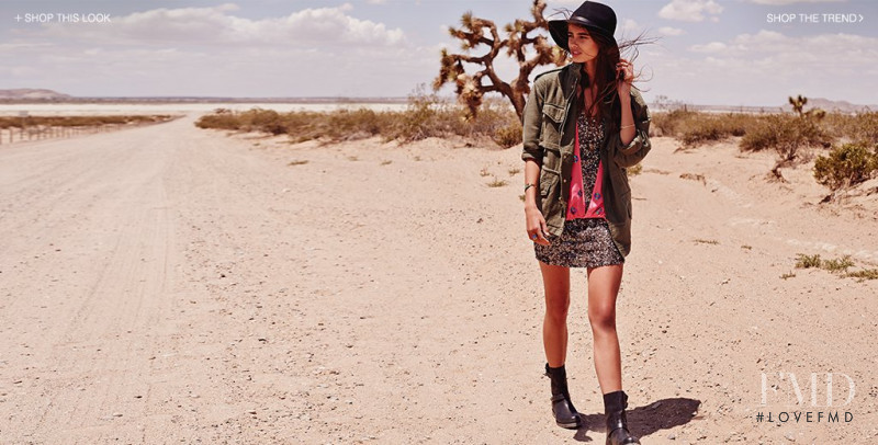 Taylor Hill featured in  the Shopbop The Global Influence lookbook for Summer 2014